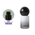 30ml Gradient Black Glass Pump Bottle | Refillable Travel Cosmetic Refillable Pump Bottle QXL pump