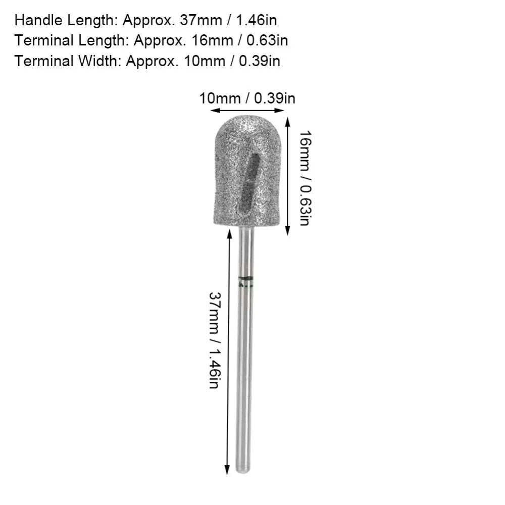 Stainless Steel Pedicure Nail Drill Bit | 3/32" Callus Sander Pedicure Drill Bit QXL