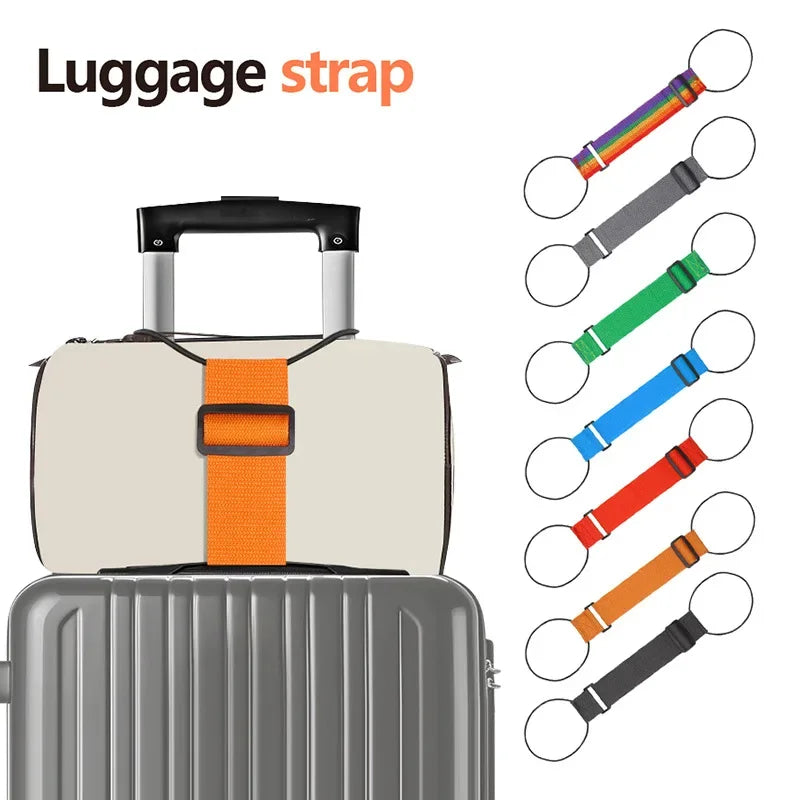 Adjustable Luggage Elastic Strap | Suitcase Bungee Connector Luggage Strap QXL
