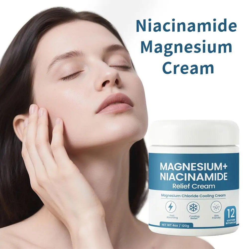 Niacinamide Magnesium Body Cream – Hydrating Lotion, All Skin Body Moisturizer Cream QXL