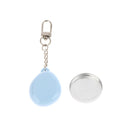 Keychain Refillable Makeup Compact | DIY Blush Case Refillable Makeup Compact QXL Blue Keychain