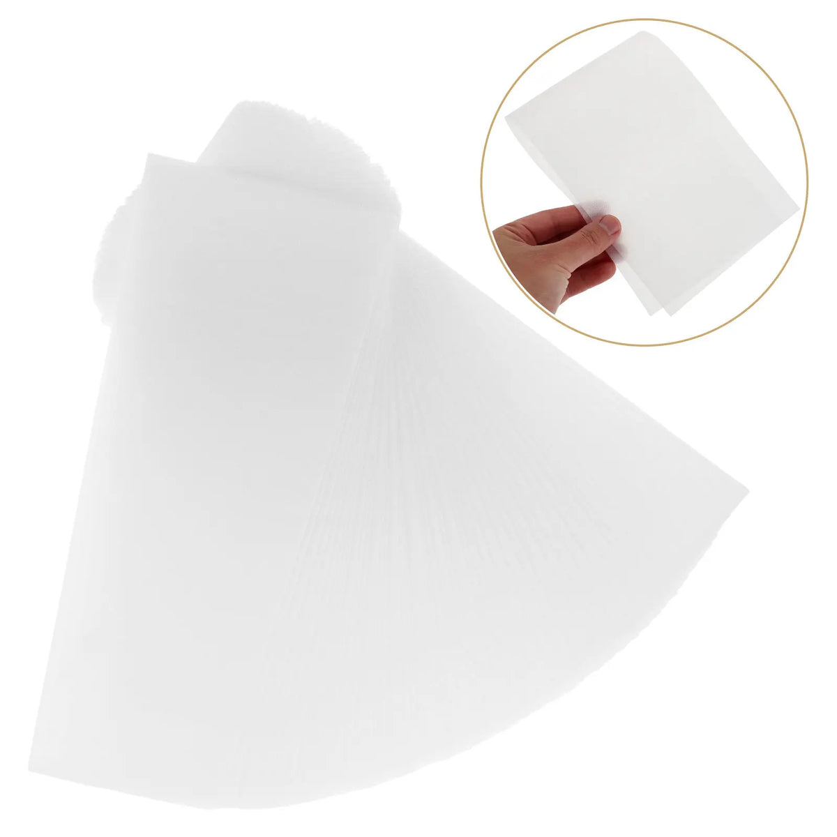 100-Pack Hair Colouring Highlighting Separation Sheets Hair Colouring Sheets QXL Default Title