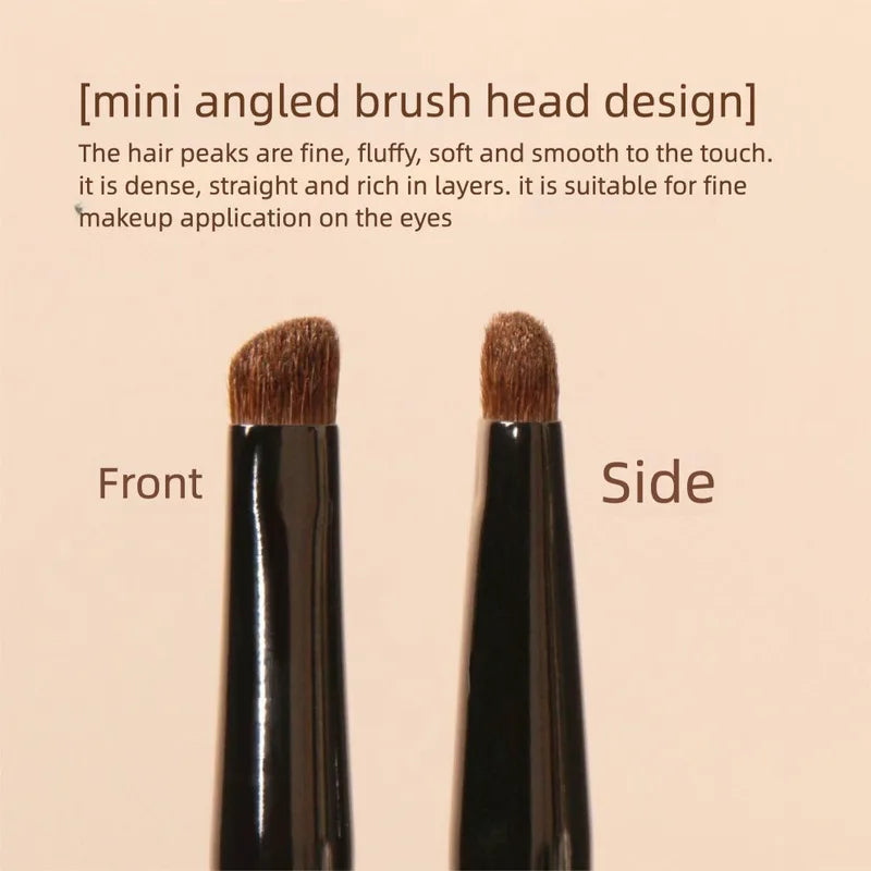 Painter D74 Angled Eyeshadow Brush | Soft Horsehair Eyelid Angled Eyeshadow Brush QXL