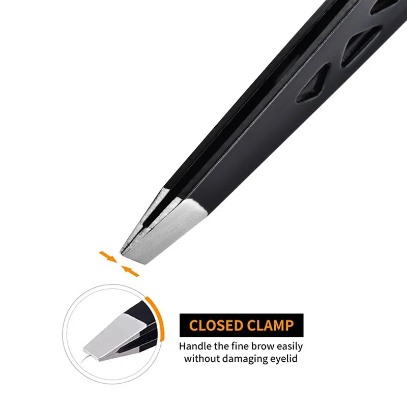 vvocci 4-Piece Professional Tweezers Set | Eyebrow & Hair Professional Tweezers Set QXL