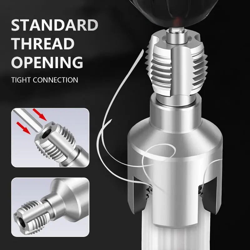 PVC Pipe Thread Cutting Tool Kit – Internal & External Threader Pipe Threading Tool QXL