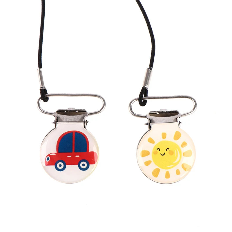Kids BTE Hearing Aid Clip Holder | Nylon Rope & Metal Clamp Hearing Aid Clip QXL