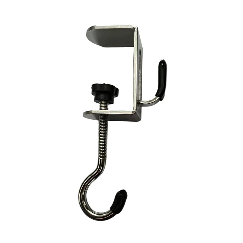 Rotating Steel Desk Hook | No-Damage Clip-On Organizer Desk Hook Organizer QXL A1