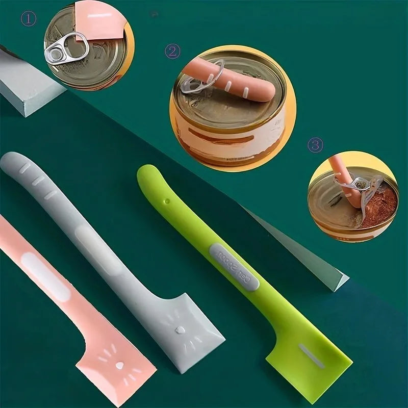 Long Handle Pet Spoon for Wet Food Mixing & Feeding | Cats & Dogs Pet Feeding Spoon QXL