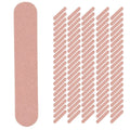 100-Pack Double-Sided Mini Wood Nail Files | Pink Travel Set Nail File Set QXL Light Grey