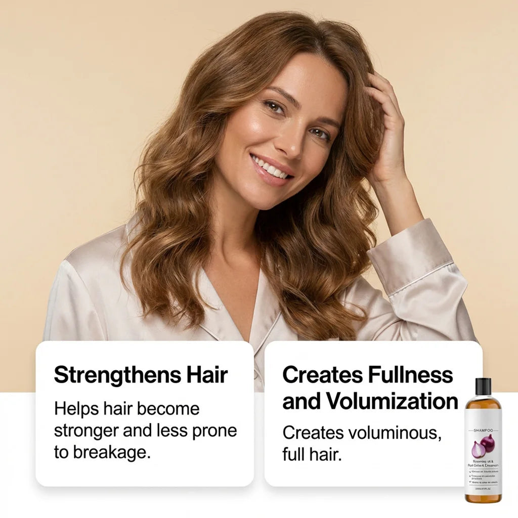HOEGOA Rosemary Red Onion Anti-Frizz Shampoo 200ml Anti-Frizz Shampoo QXL