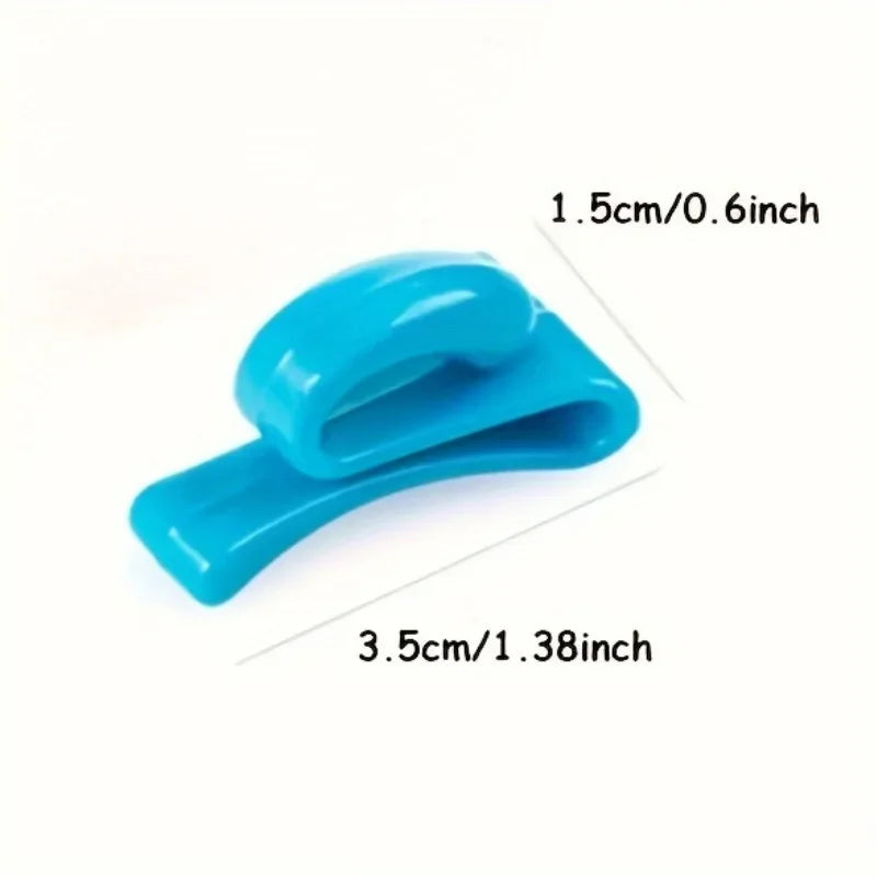 2-Pack Plastic Bag Hook Key Clip | Portable Anti-Loss Key Chain Key Hook Clip QXL