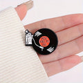 3-Pack Vintage Gramophone Brooch Pins | Zinc Alloy Fashion Pin Fashion Brooch Set QXL 3pcs
