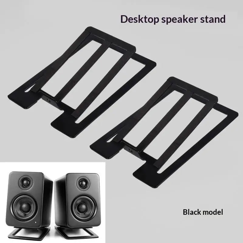 2-Pack Desktop Speaker Stands | Aluminum Tabletop Audio Risers Speaker Stand QXL Default Title
