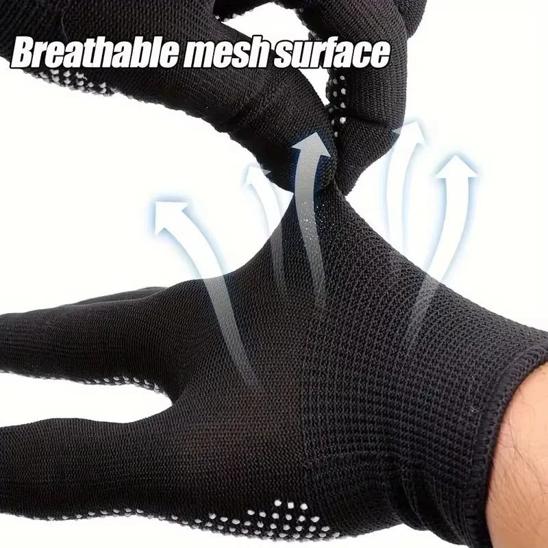 20-Pack Nylon Knit Gloves | Non-Slip Grip for Outdoor Sport Outdoor Sport Gloves QXL