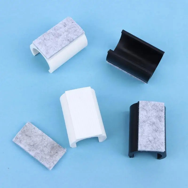 10-Pack U-Shape Chair Leg Caps 19/22/25mm Non-Slip Floor Protectors Furniture Leg Caps QXL