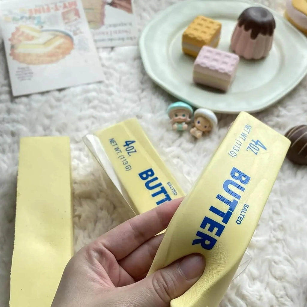 Butter Stick Squishy Slow Rising Fidget Squeeze Toy – Kids & Adults Squishy Fidget Toy QXL