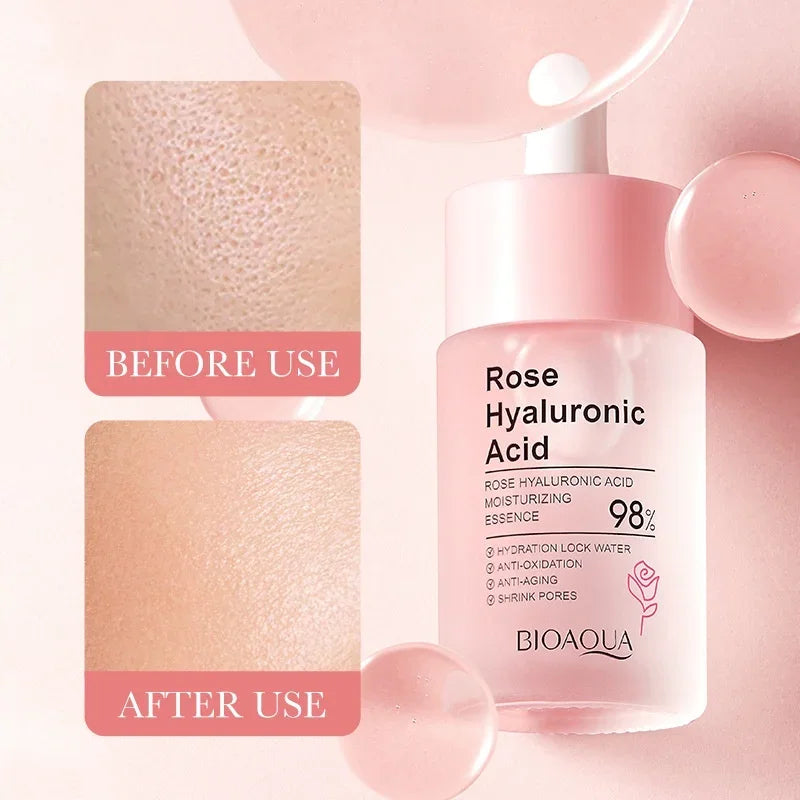 BIOAQUA Rose Hyaluronic Acid Facial Essence 30ml Facial Essence Serum QXL