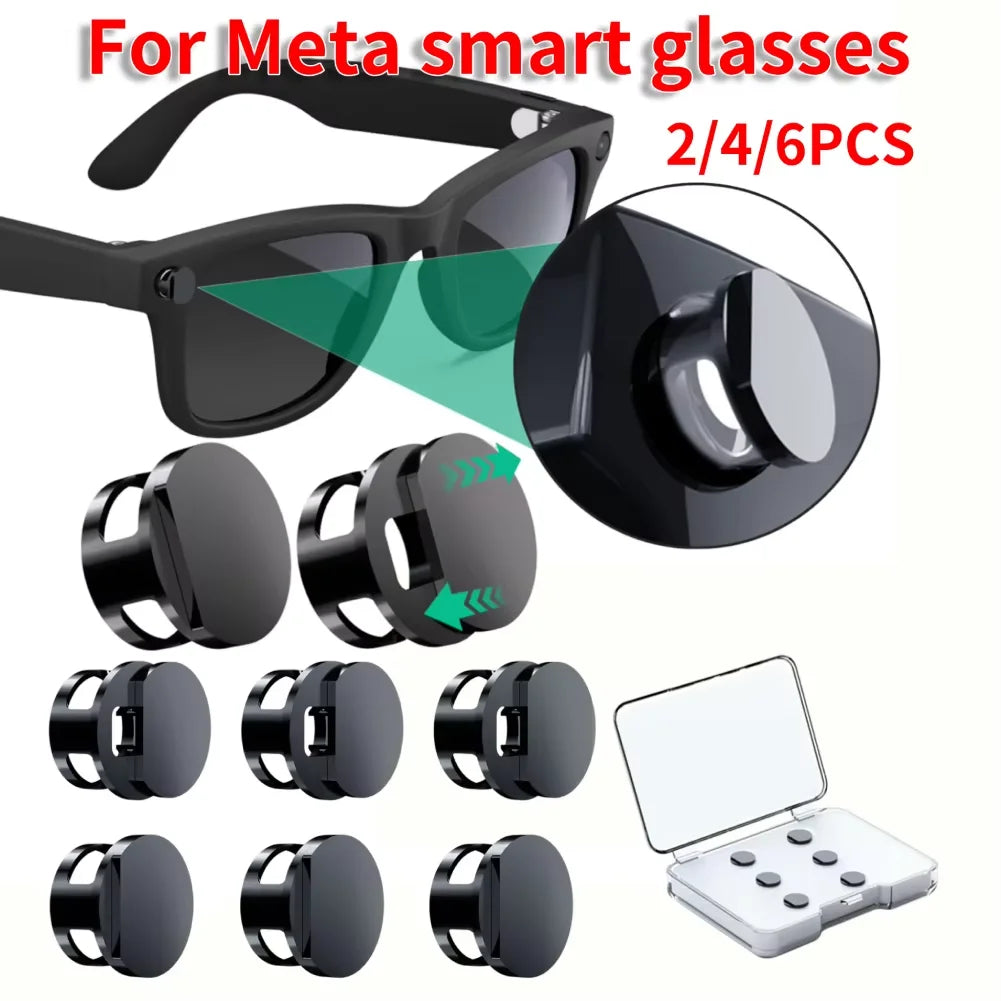 LED Privacy Blocker Cover for Meta Smart Glasses | Camera Shield Smart Glasses Accessory QXL