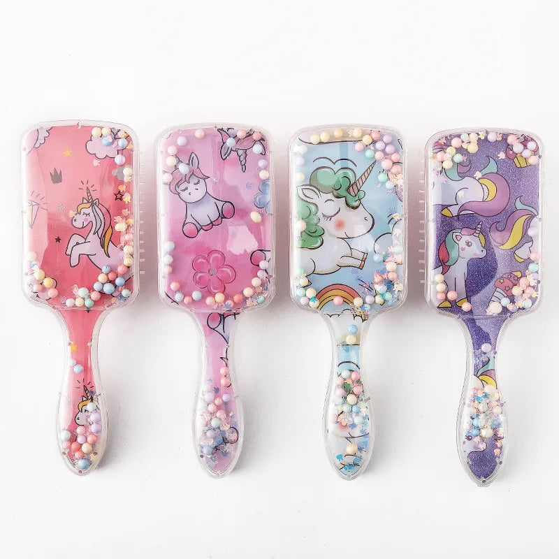 Unicorn Magic Detangling Massage Hair Brush – Anti-Static Detangling Hair Brush QXL