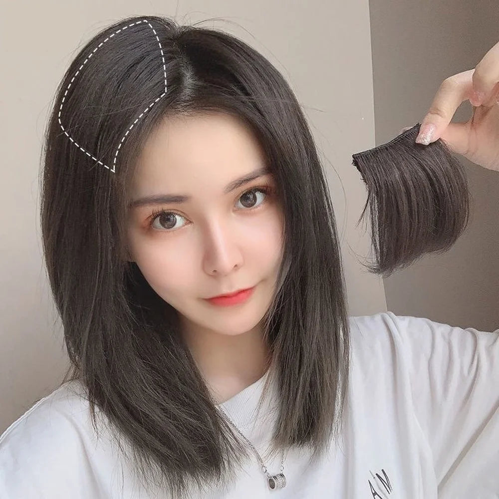 Fluffy Invisible Clip-In Hair Pad | Seamless Volume Extension Clip-In Hair Pad QXL