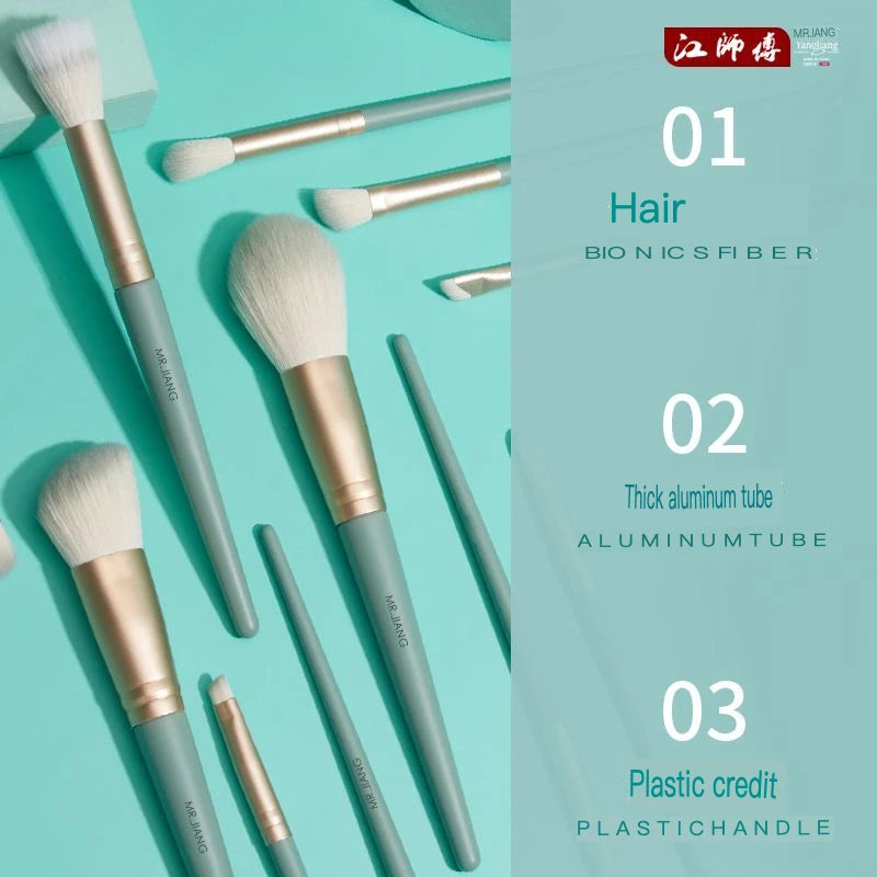 11-Piece Beginner Makeup Brush Set – Eyeshadow, Blush & Contour Makeup Brush Set QXL