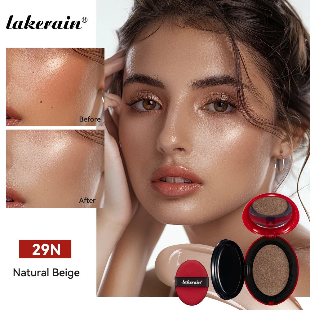 Korean Cushion Foundation SPF | Full Coverage Waterproof Cushion Foundation QXL