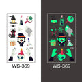 Halloween Glow Dinosaur Temporary Tattoo Stickers | Body Art Temporary Tattoo Sticker QXL 69S