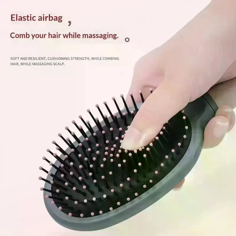 Anti-Static Cushion Hair Brush – Scalp Massage & All Hair Types Cushion Hair Brush QXL