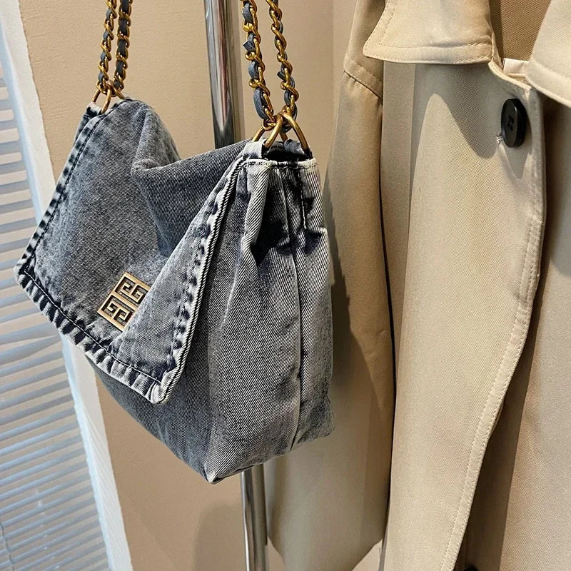 Vintage Minimalist Leather Crossbody Messenger Bag | Purse Crossbody Messenger Bag QXL