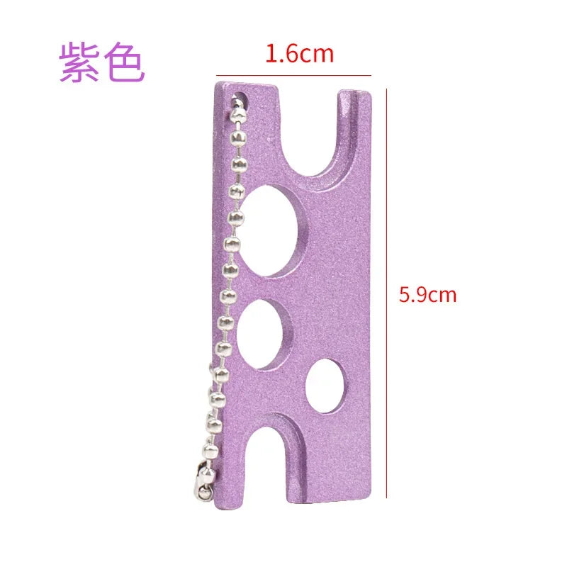 20-Pc Stainless Steel Lash Glue Bottle Cap Openers | Anti-Clog Lash Glue Cap Opener QXL M46 Purple