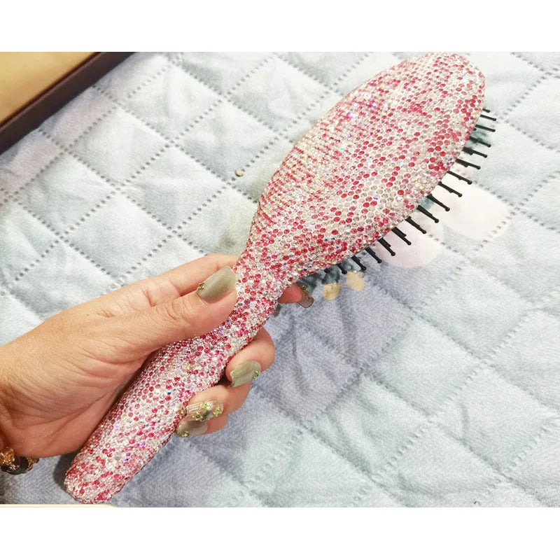 Diamond Air Cushion Comb | Anti-Static Wood Massage Comb Air Cushion Comb QXL