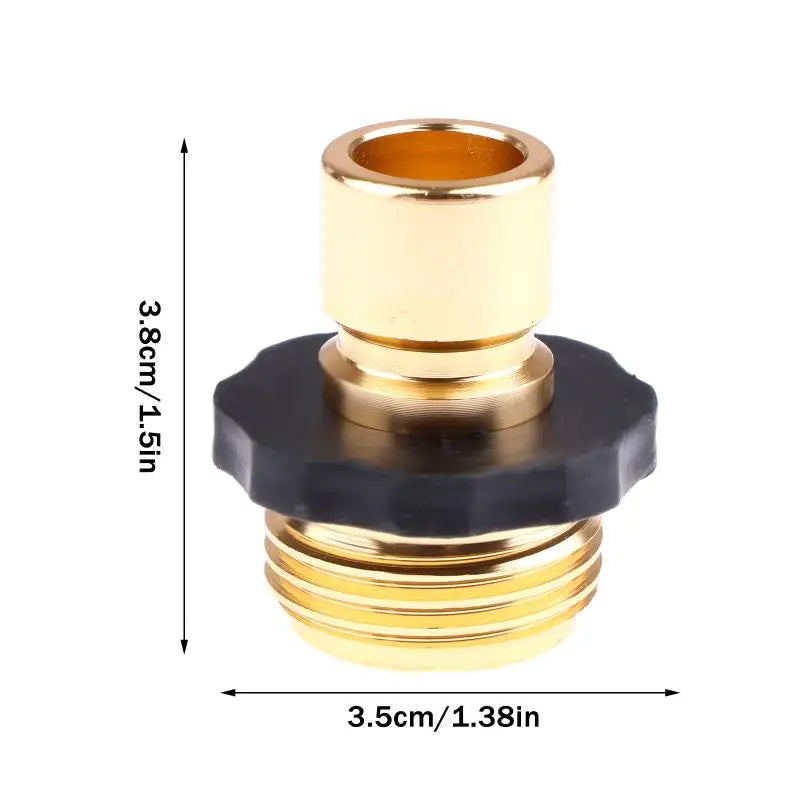 3/4" Garden Hose Quick Connector | Aluminum Male Female Adapter Hose Quick Connector QXL