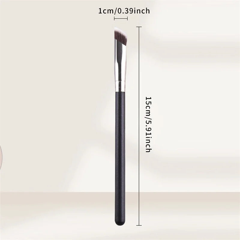 Sloped Trapezoid Foundation Brush – Wooden Handle Concealer Foundation Makeup Brush QXL S