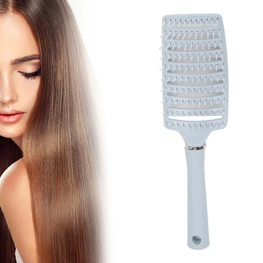 Detangling Paddle Hair Brush & Scalp Massage Comb | ABS Paddle Hair Brush QXL