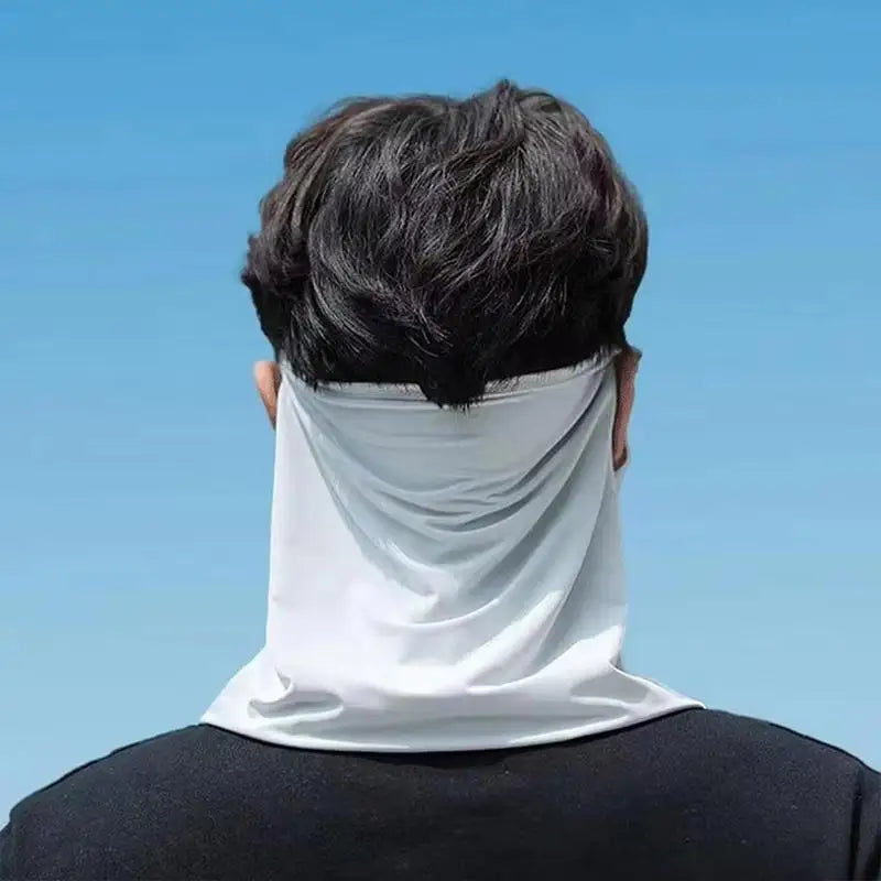 Ice Silk UV Sun Protection Face Mask | Breathable Summer Scarf UV Face Scarf QXL
