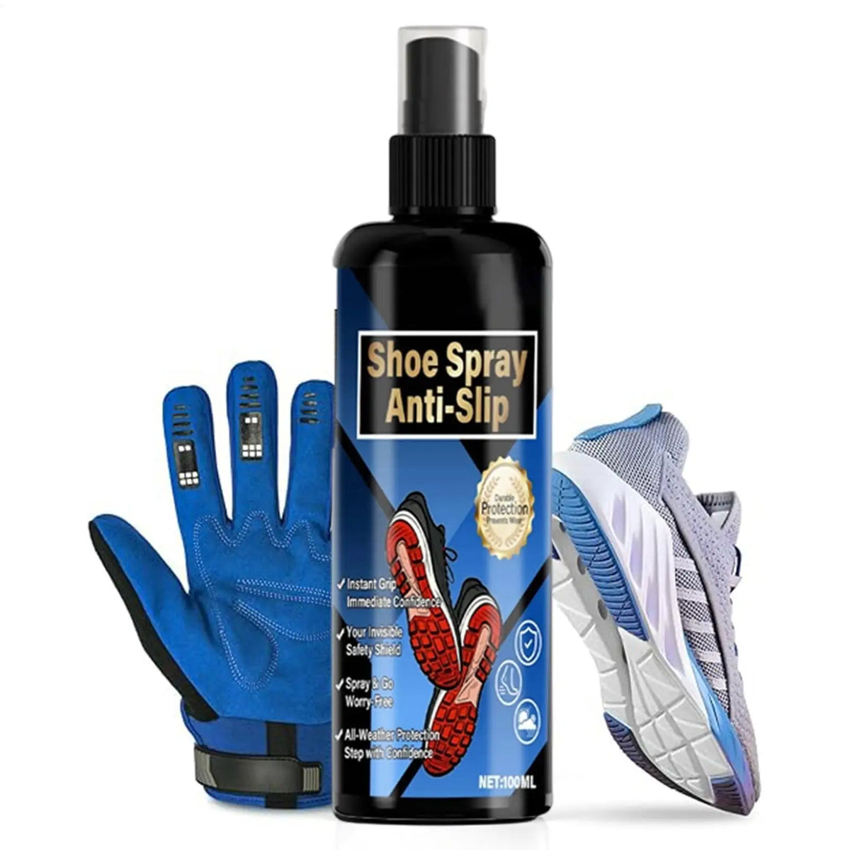 100ml Basketball Shoe Grip Spray | Traction & Sneaker Care Shoe Grip Spray QXL