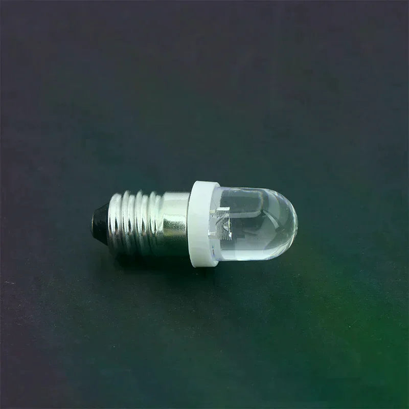5-Pack E10 LED Screw Bulbs DC 3V–24V | Indicator Signal Light LED Indicator Bulb QXL