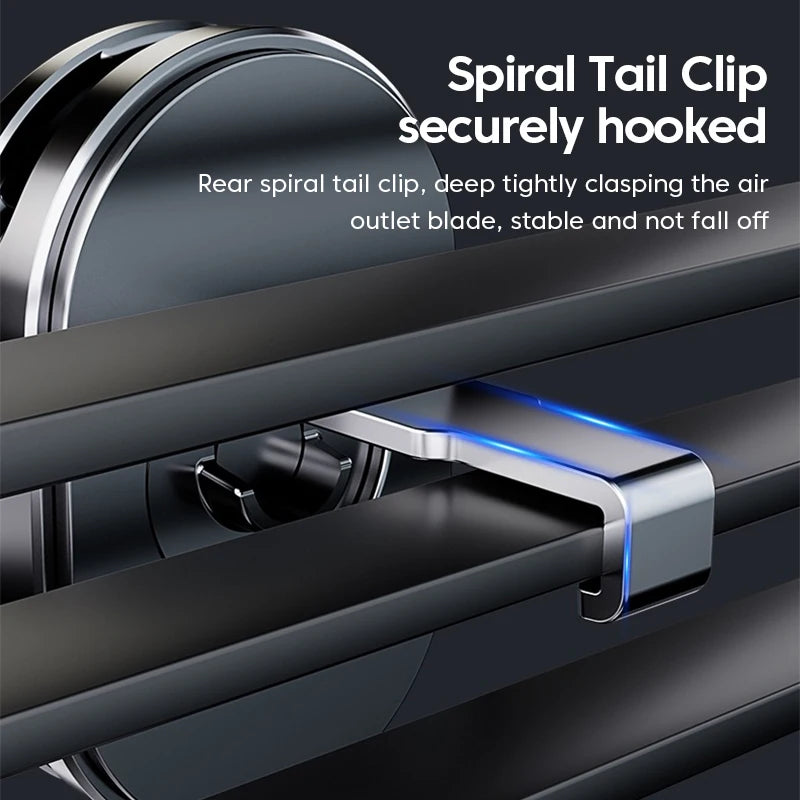 360° Gravity Car Phone Holder | Air Vent Clip & Extension Rod Car Phone Mount QXL