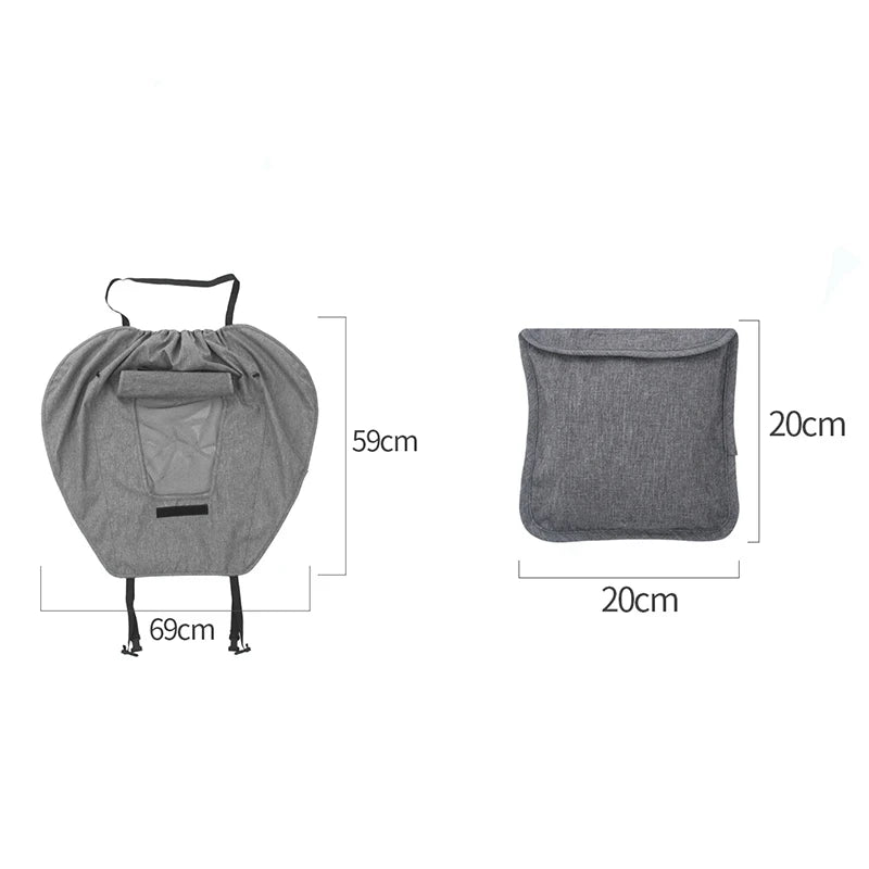 Universal Baby Stroller Sunshade Canopy UPF 50+ UV Cover Stroller Sunshade Canopy QXL