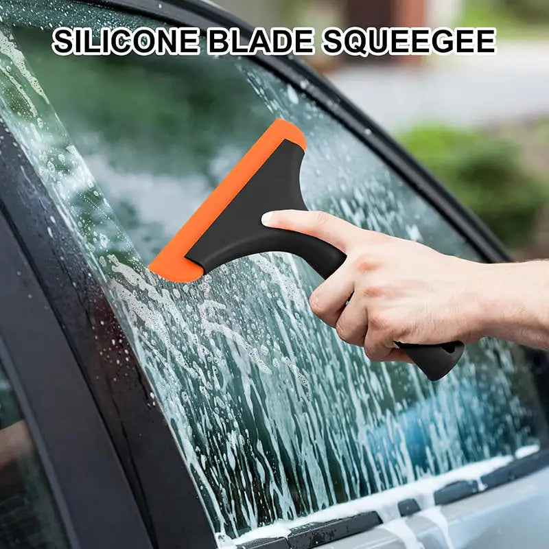 Non-Scratch Silicone Squeegee | Car Wrap & Window Water Blade Car Wrap Squeegee QXL