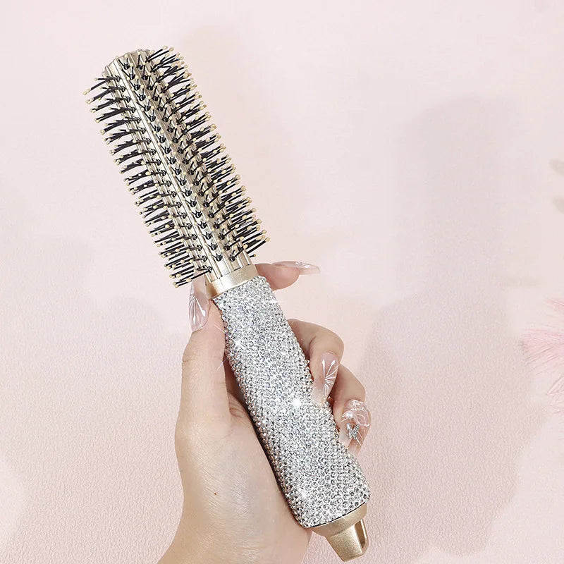 Diamond Anti-Static Air Cushion Rolling Comb | Curly Hair Air Cushion Comb QXL