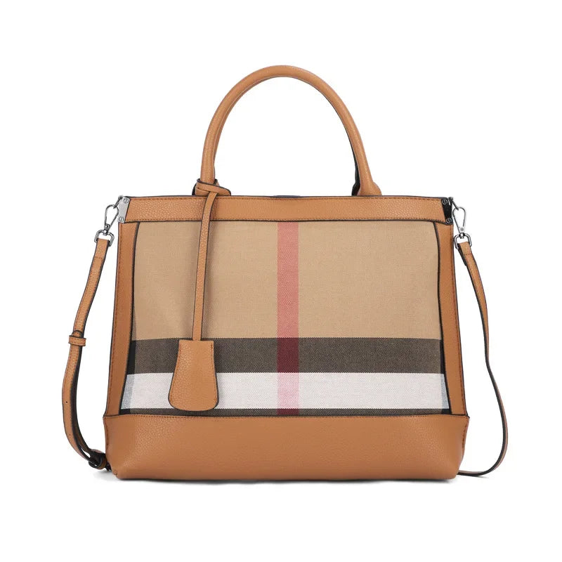 Minimalist Faux Leather Diaper Bag | Large Shoulder Tote Diaper Bag QXL