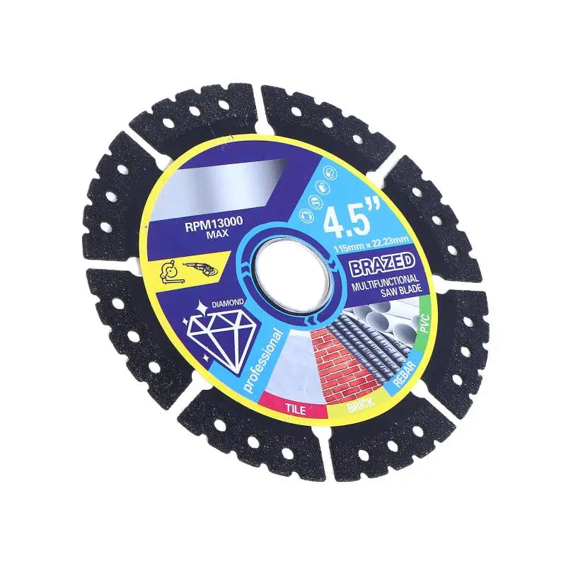 115mm Diamond Cutting Disc | Angle Grinder Blade Steel & Stone Diamond Cutting Disc QXL