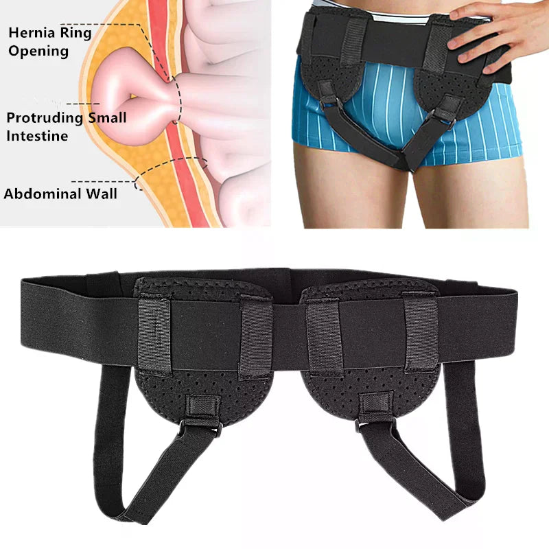 Adjustable Groin Support Belt with Removable Compression Pads Groin Support Belt QXL