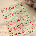 Spring Strawberry Vine 5D Nail Art Stickers & Decals DIY