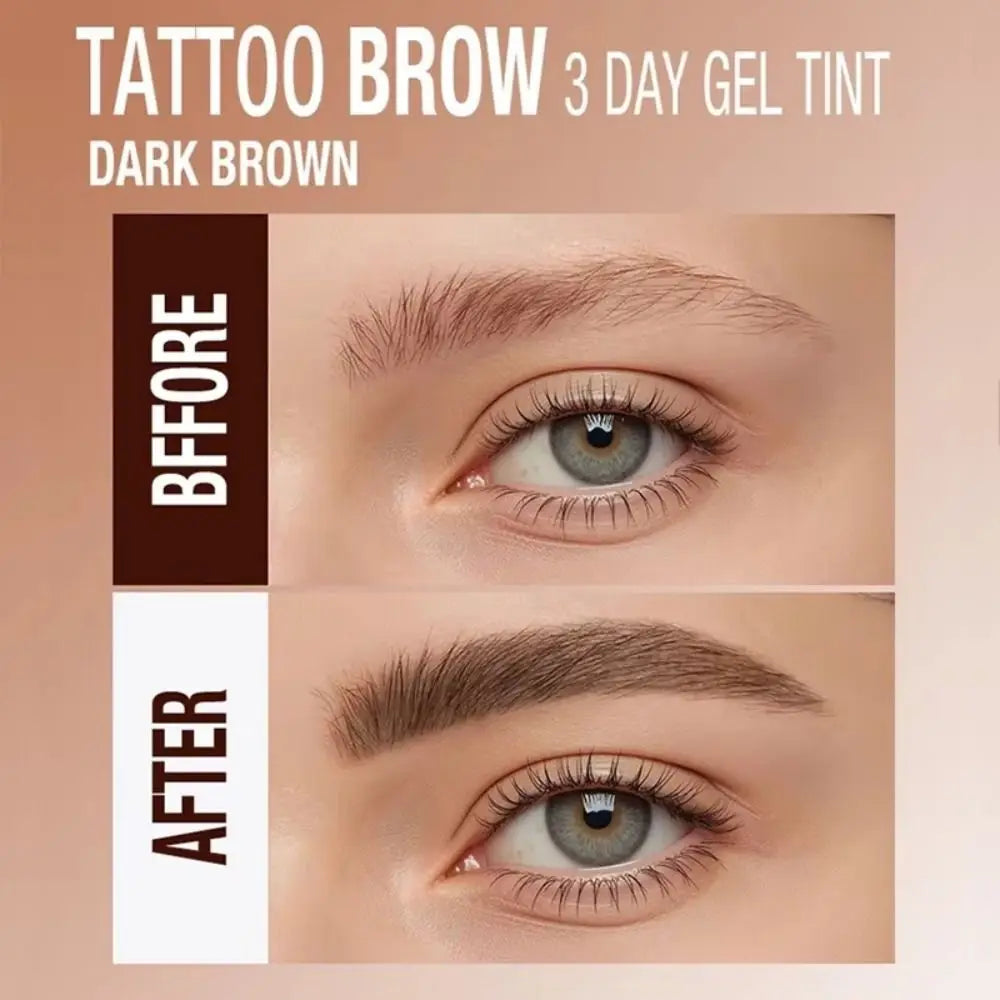 Peel-Off Eyebrow Gel Tint – Waterproof, Long-Lasting Brow Cream Eyebrow Tint Gel QXL