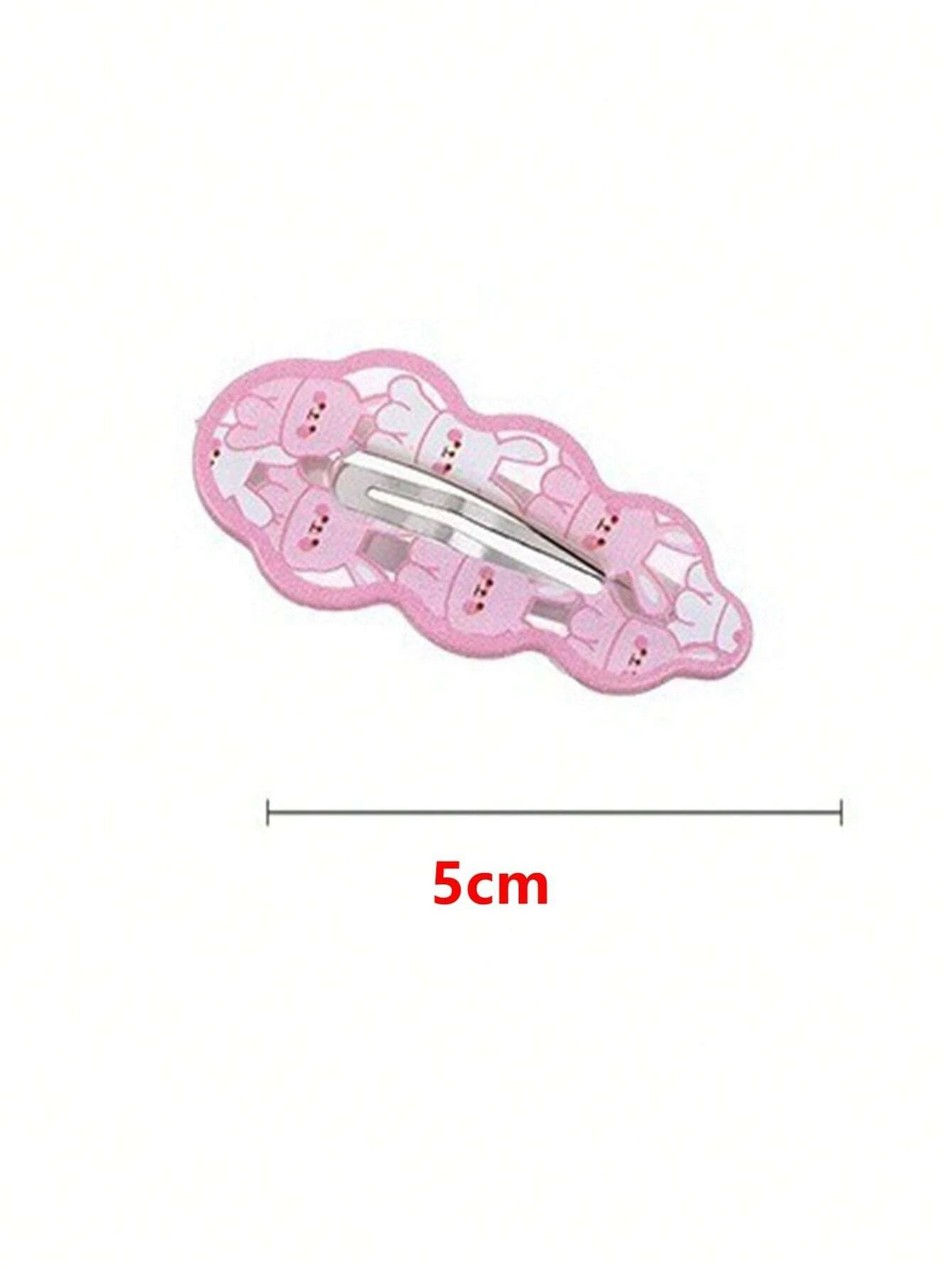 10-Pack Pink Rabbit Hair Clips for Kids | Bangs & Side Clips Kids Hair Clips QXL