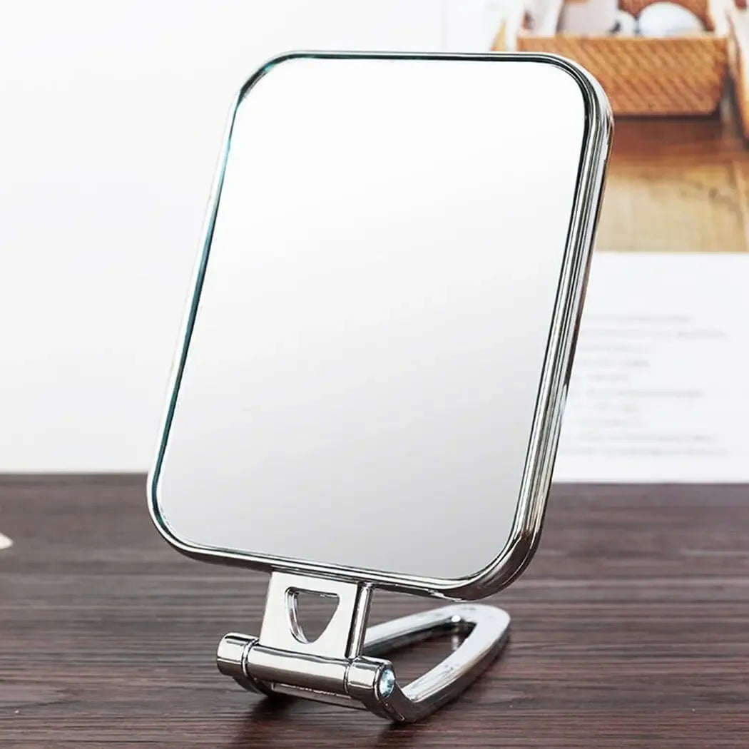 Double-Sided Folding Makeup Mirror | Magnifying Vanity Mirror Folding Makeup Mirror QXL
