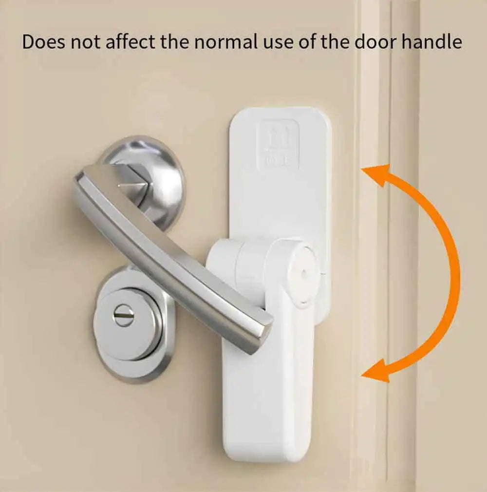 Child Safety Cabinet Door Lock | Button Latch Baby Proof Child Safety Lock QXL
