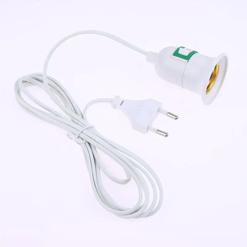 E27 Plant Grow Light Holder | On/Off Switch & EU Plug Lamp Holder Socket QXL